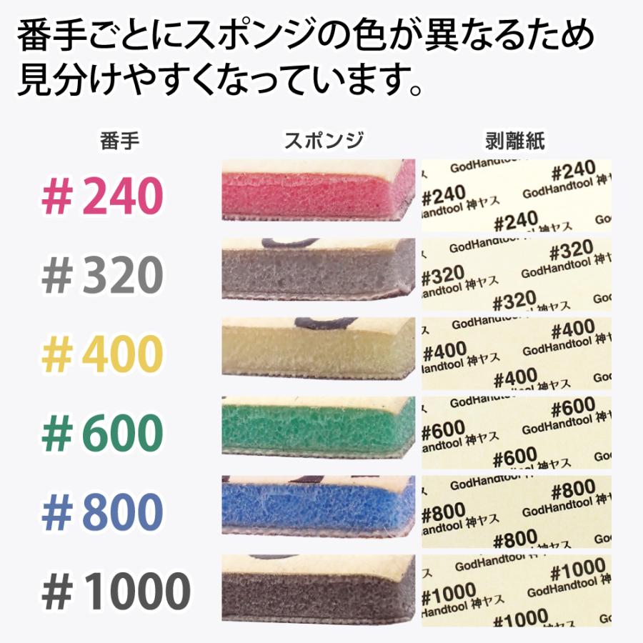 ゴッドハンド 神ヤス！カッティングタイプ 2mm厚 各種 #240 #320 #400 