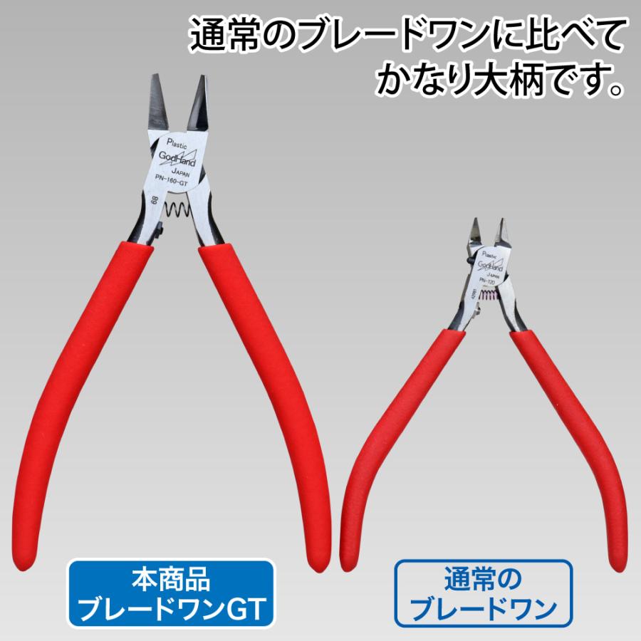 ゴッドハンド　ブレードワンニッパー限定品 ブレードワンニッパーL【GH-PN-120-L:4562349871803】｜ゴッドハンド