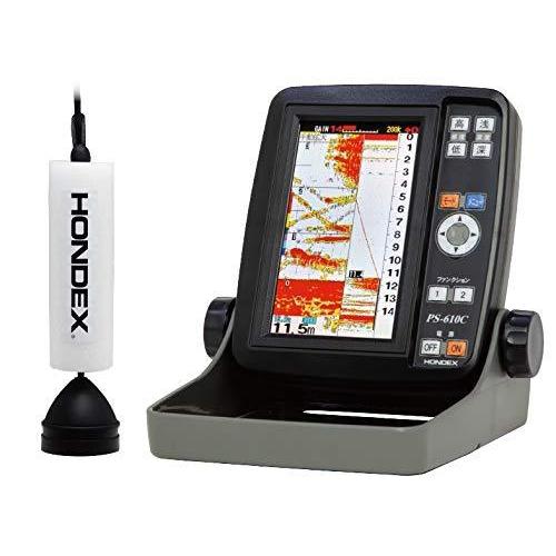 ホンデックス(HONDEX) GPS内蔵 5型ポータブル魚探 PS-610C-WP ワカサギ