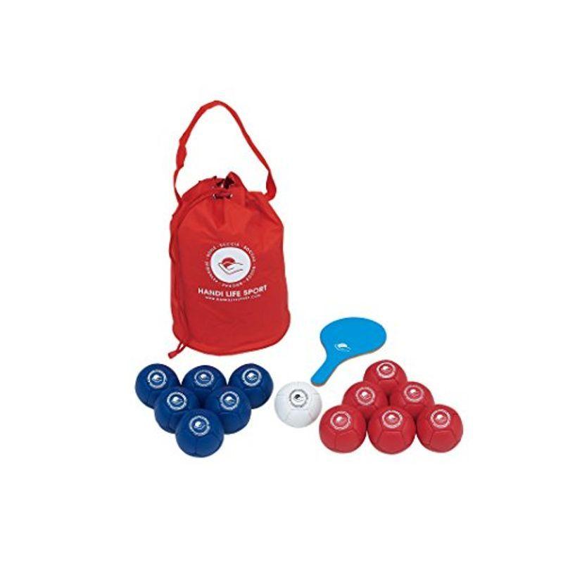 TOEI LIGHT(トーエイライト) ボッチャ 国際競技規格適合品 B2644 赤ボール、青ボール、ジャックボール(白) ボール:直径約8