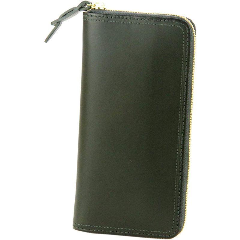 ヴィンテージ復刻 コルボ CORBO. スレート 長財布 ラウンドファスナー