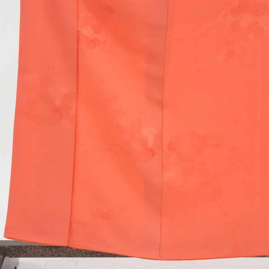 安い購入 リサイクル着物 色無地 正絹オレンジ地袷色無地 50 Off Triqspace Com