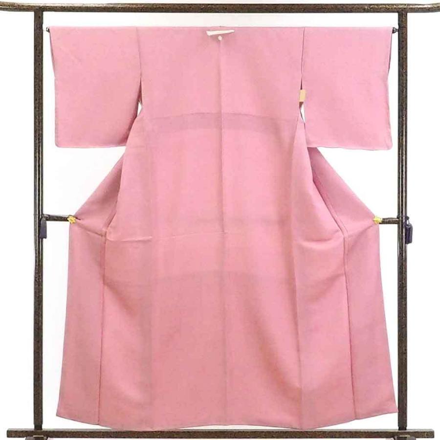 銀座販売中 リサイクル 正絹 ピンク地桔梗紋入 袷 色無地 未使用品 特価販売品 Www Superavila Com