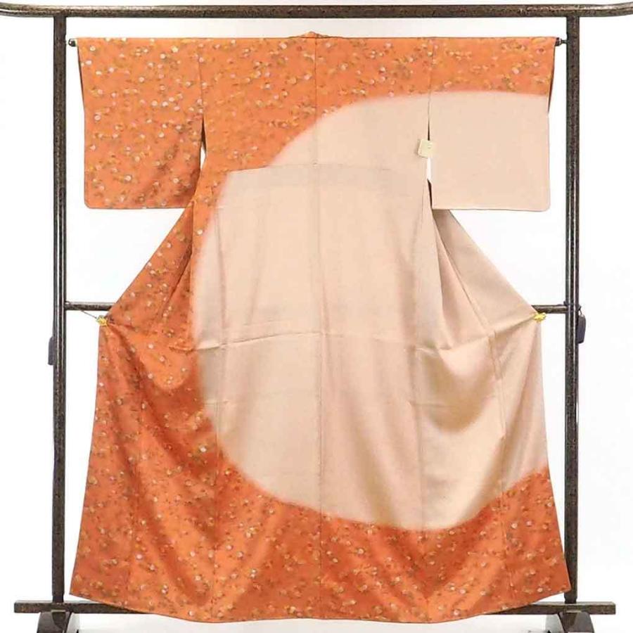 訪問着 身丈164cm 裄65cm 前幅25cm 後幅30cm 袖丈49cm 袷仕立 正絹（シルク）ランクA・美品 リサイクル