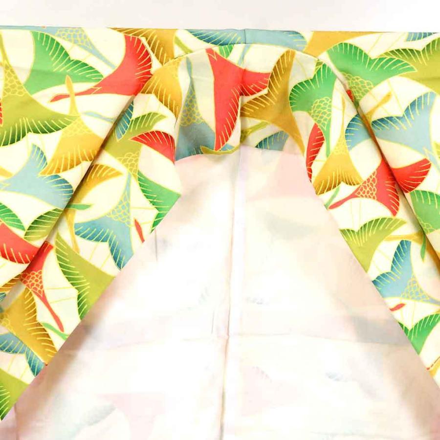 小紋 身丈156cm 裄66cm 前幅21cm 後幅27cm 袖丈50cm レディース