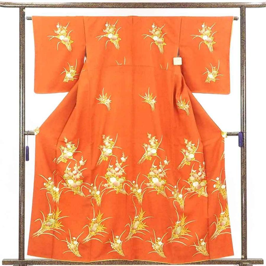 訪問着 美品 名品 身丈159cm 裄丈64cm 正絹 【中古】 訪問着 身丈159cm 裄丈64cm 正絹 逸品 【中古】の通販 by バイセル