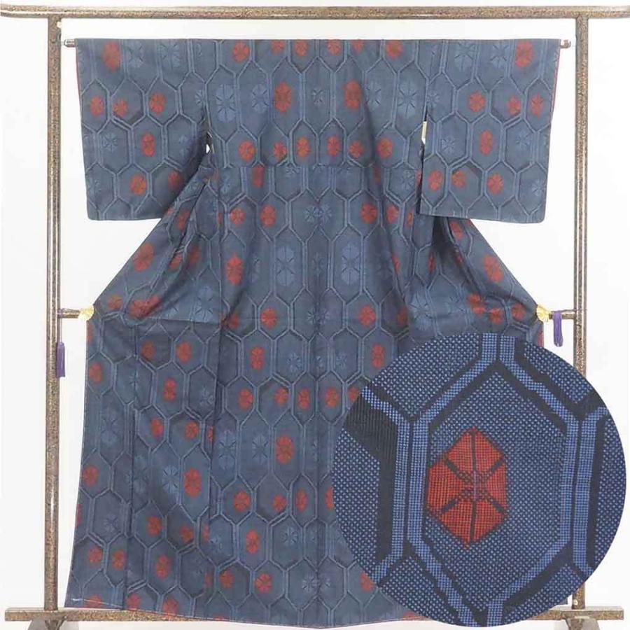 紬 着物 身丈163cm 裄64cm 前幅23cm 後幅29.5cm 袖丈51cm レディース 