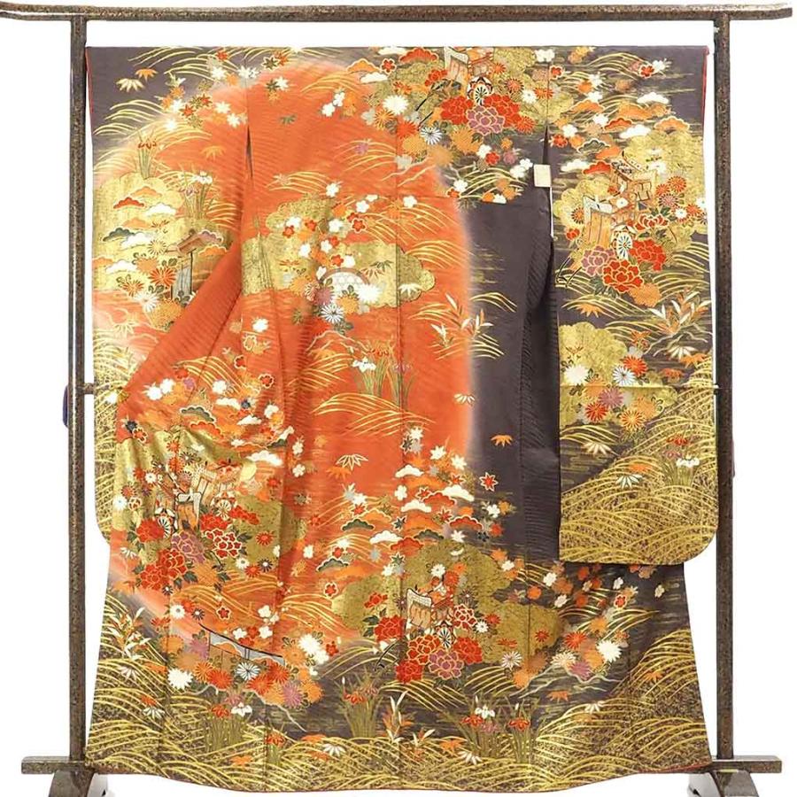 振袖 着物 身丈164cm 裄67cm 前幅24cm 後幅30cm 袖丈112cm 袖幅34cm