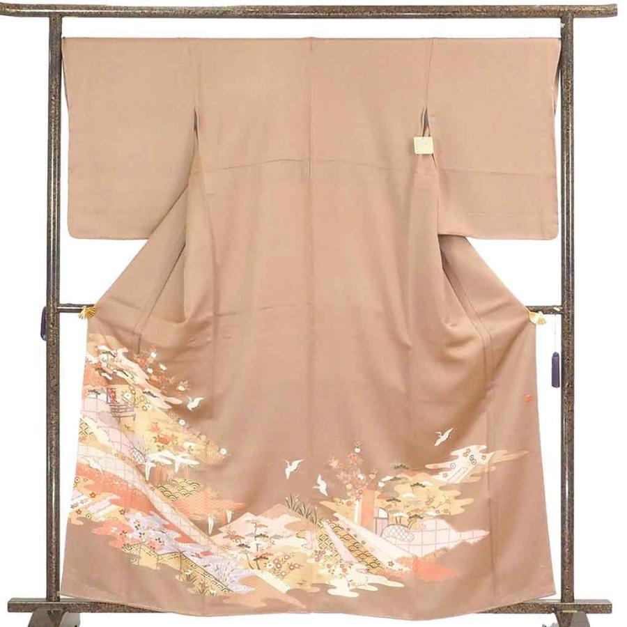 色留袖 リサイクル着物 身丈162cm 裄69cm 前幅24cm 後幅29cm 袖丈56cm