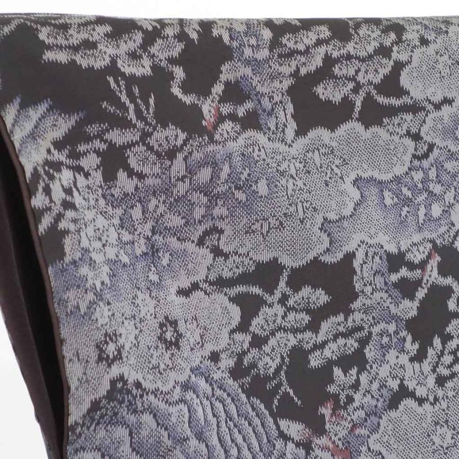 紬 身丈160cm 裄68cm レディース 袷 花柄 裄長 裄Lサイズ 秋冬春用