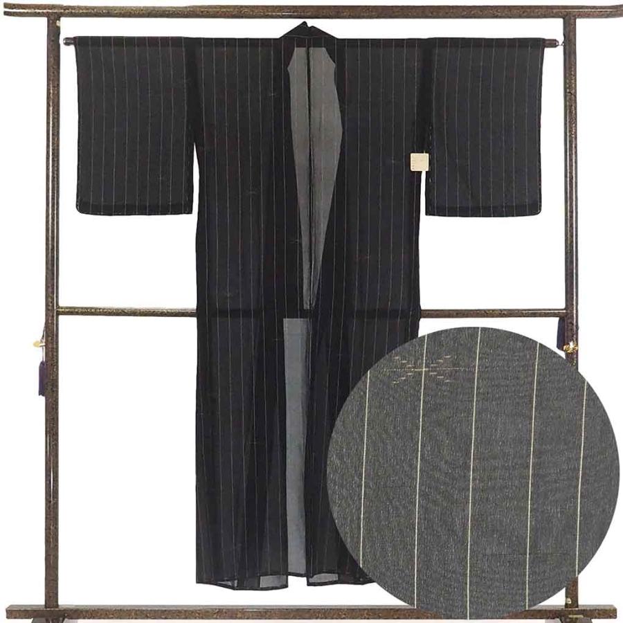 小紋 身丈158.5cm 裄丈65cm 正絹 秀品 【中古】 美品】 小紋 身丈158.5cm 裄丈64.5cm M 袷 前田仁仙 やまと 落款あり