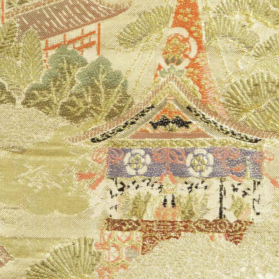 袋帯 リサイクル帯 幅31cm 長さ420cm レディース 祇園祭 秋冬春用 正絹 