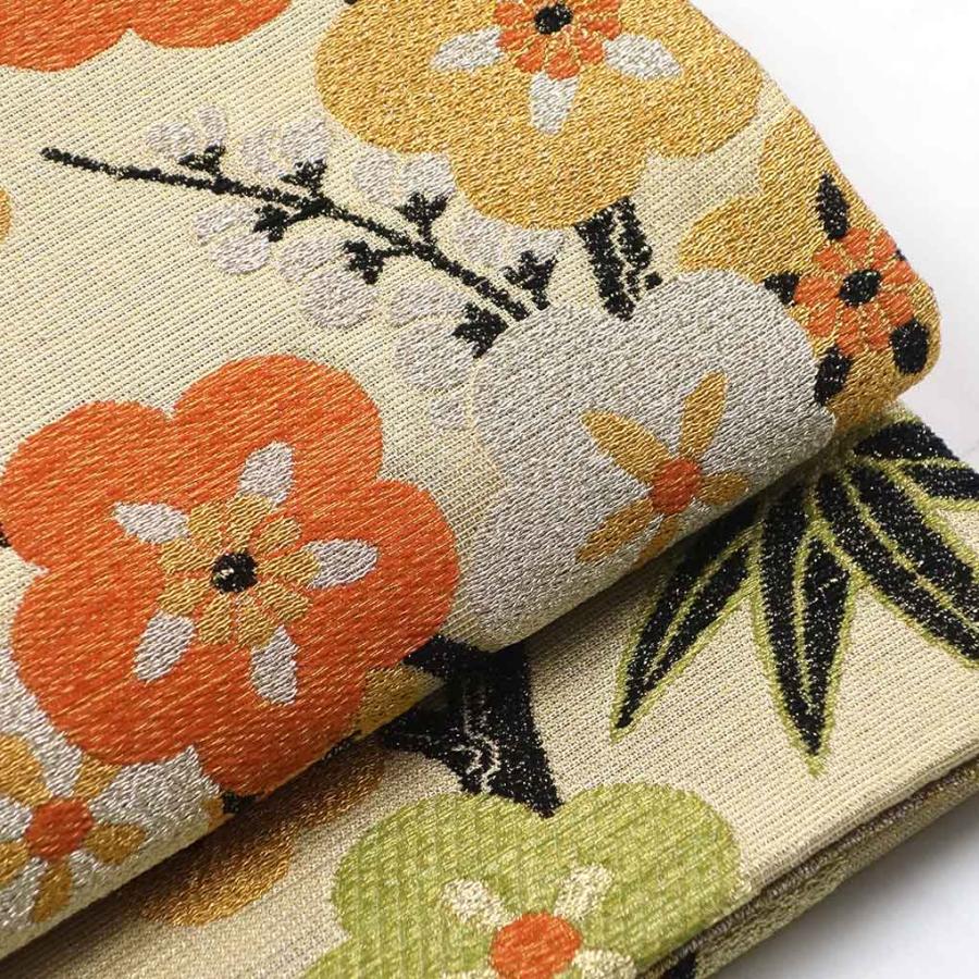 【お値下げ】未使用品　紬　袋帯 未使用美品 紬刺繍袋帯 466 31.5 【公式通販】