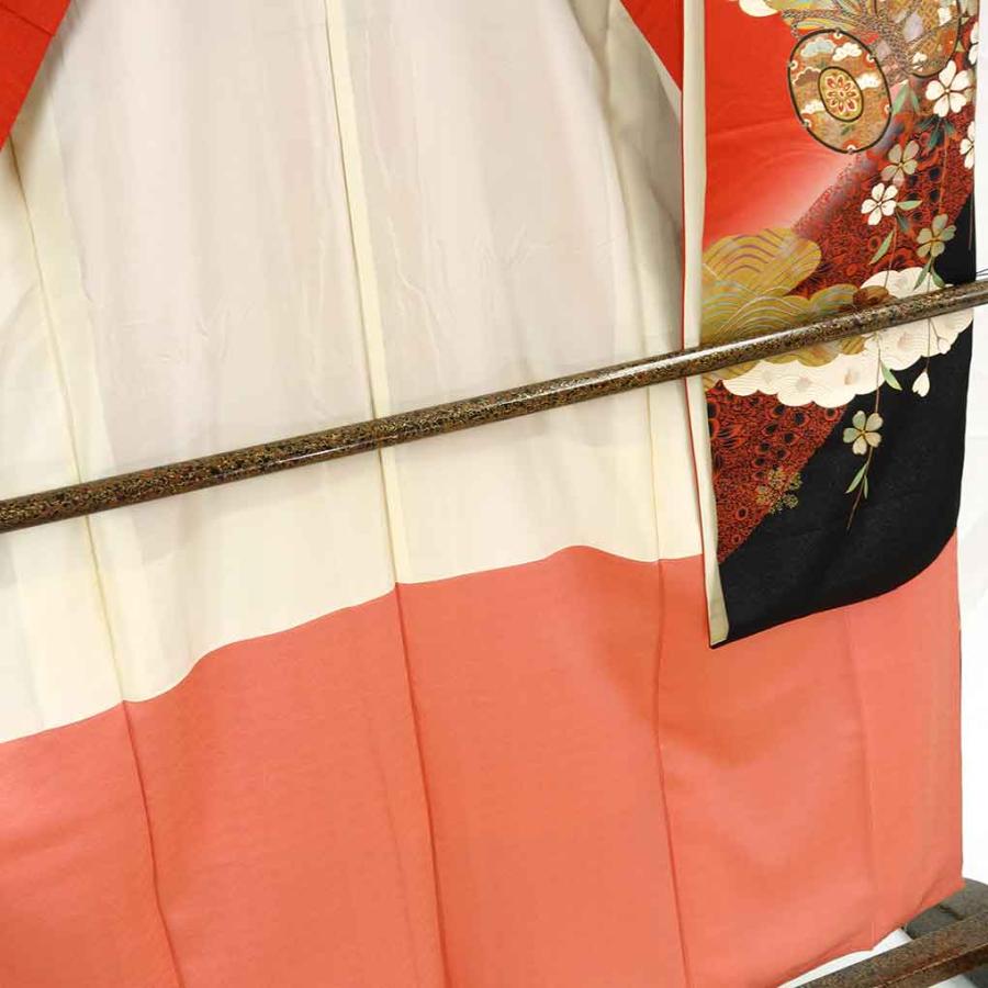 振袖 美品 名品 身丈157cm 裄丈69cm 正絹 【中古】 美品】 振袖 身丈157.5cm 裄丈67.5cm 正絹 逸品 【中古】の通販 by