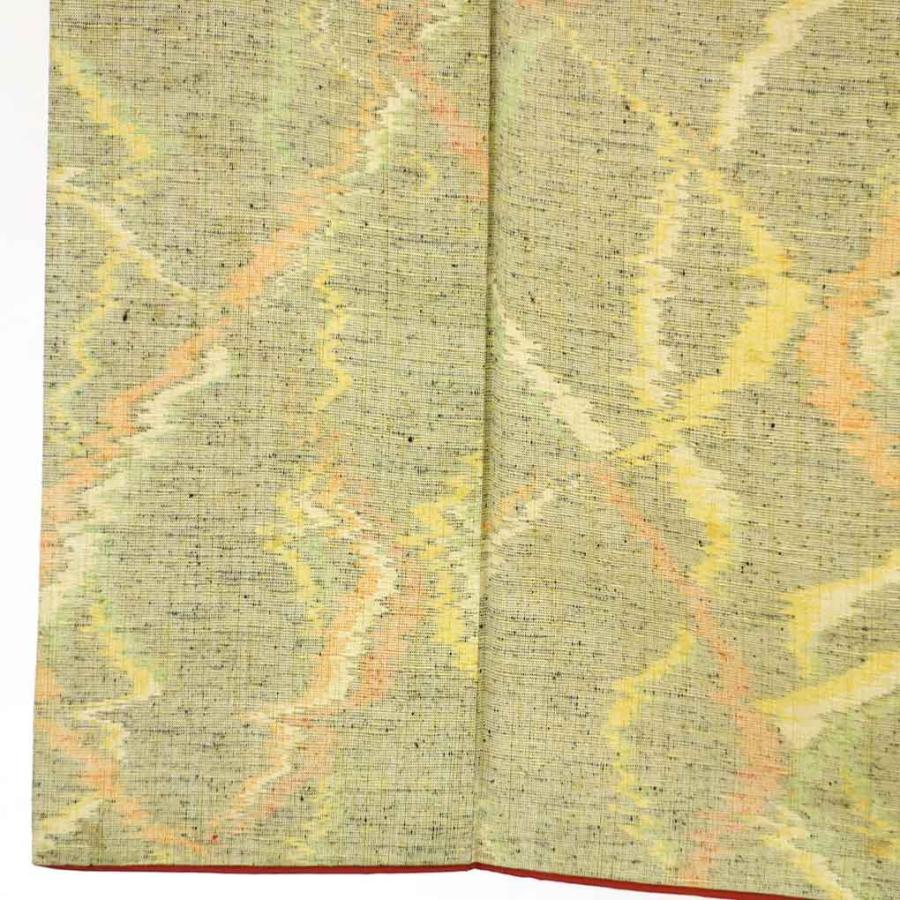 紬 身丈146cm 裄62cm レディース 袷 抽象柄 裄Sサイズ 秋冬春用