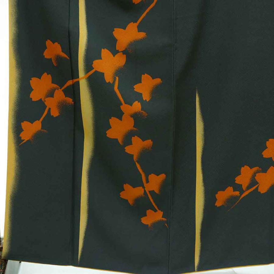 訪問着 身丈164cm 裄65cm レディース 袷 桜 裄Mサイズ 秋冬春用 正絹 