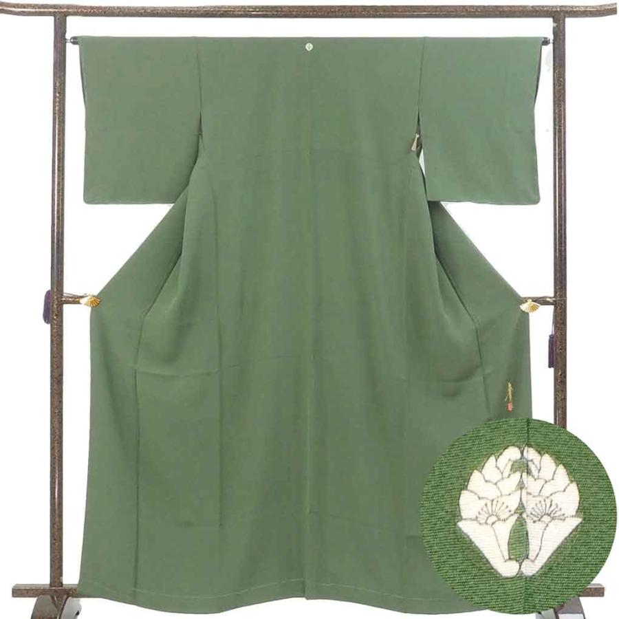 色無地 身丈164cm 裄65cm レディース 袷 無地 裄Mサイズ 秋冬春用 正絹