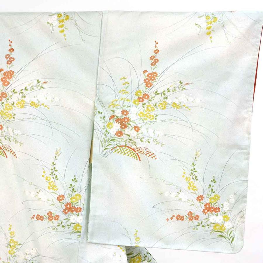 訪問着 総絞り 薔薇 グレージュ系 身丈161cm 裄丈65cm お洒落 袷正絹 訪問着 総絞り 薔薇 グレージュ系 身丈161cm 裄丈65cm お洒落 袷