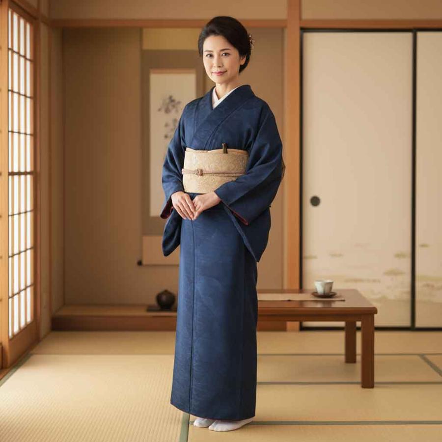 紬 身丈161cm 裄65cm レディース 袷 本 裄Mサイズ 秋冬春用 正絹 