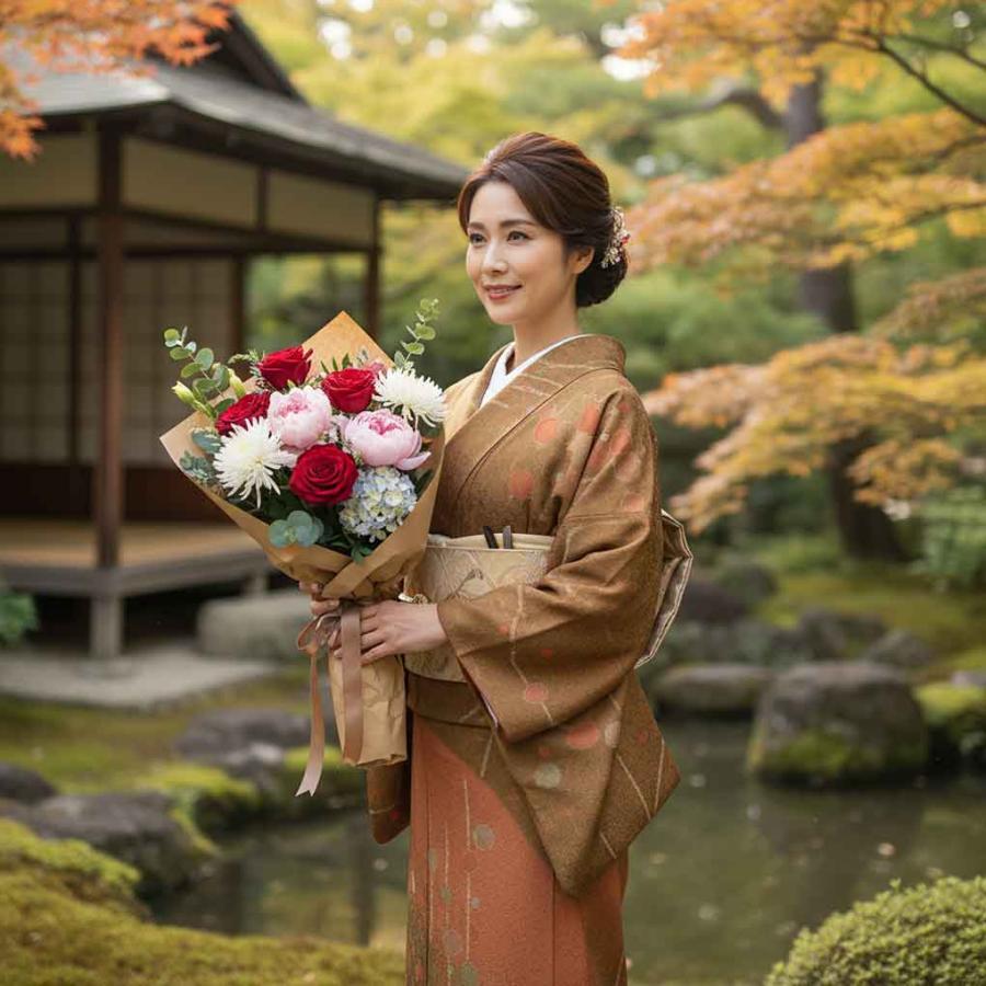 色無地 身丈161cm 裄丈64cm M 袷 地紋 紫 正絹 優品 一つ紋