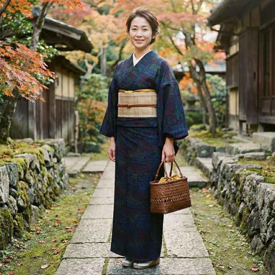 美品】正絹 色無地 美品 絽 色無地 黄土色 一ツ紋 身丈161.0cm 夏着物 夏