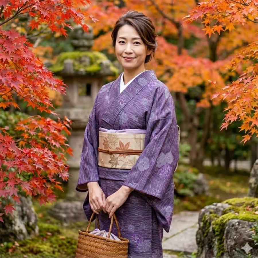 紬 身丈158cm 裄65cm レディース 袷 花柄 裄Mサイズ 秋冬春用 正絹 