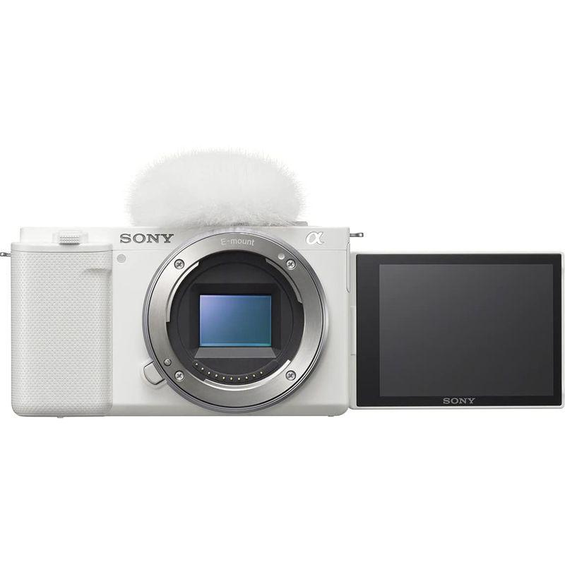 2個以上購入で送料無料 ソニー レンズ交換式 VLOGCAM ZV-E10 W ボディ