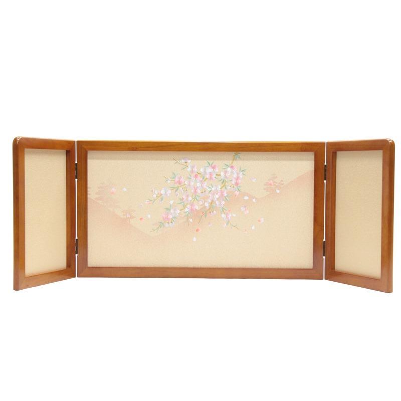 アウトレット品 雛人形屏風単品 三月三曲屏風 13号屏風G 21ya1817 K2021-25G