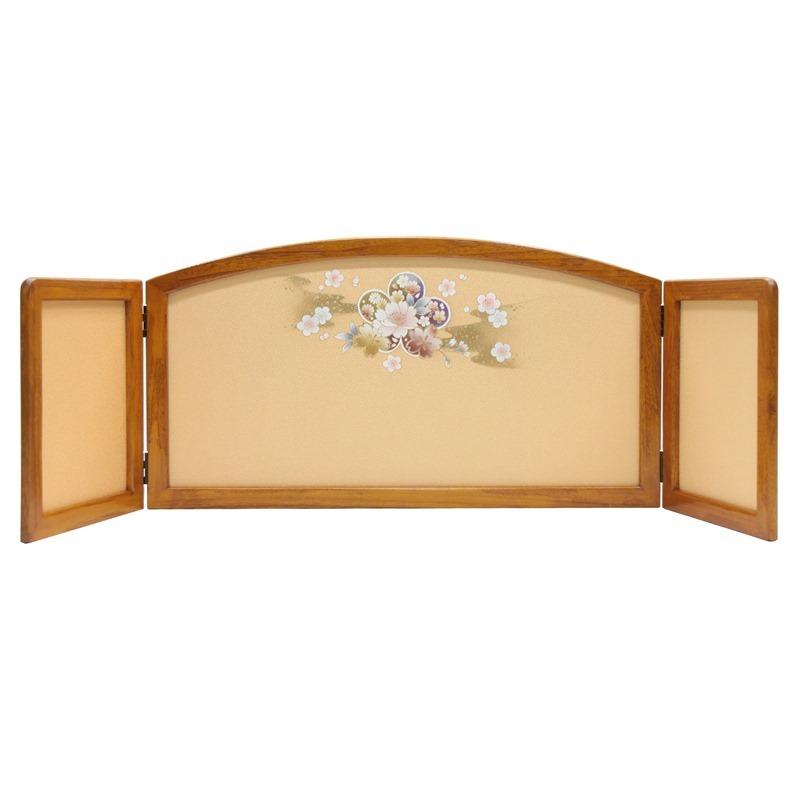 アウトレット品 雛人形屏風単品 三月三曲屏風 13号屏風N 21ya1824 K2021-25N