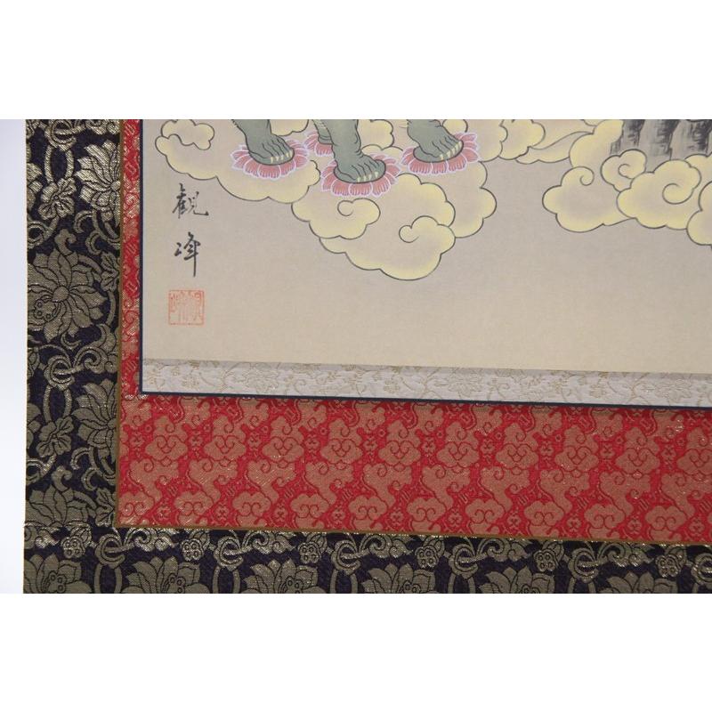 アウトレット品 掛軸仏画 十三佛 (筆者：山村観峰) 法要掛軸 22a-ya-2379_5