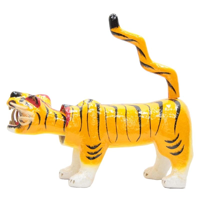 アウトレット品 張子の虎首振り虎 五月人形 ジャンボ 張り子の虎 22a-ya-2393