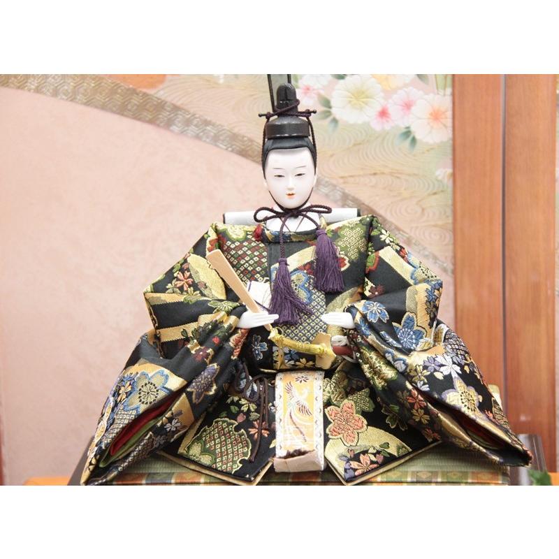 【アウトレット品】 アウトレット品 雛人形五人三段飾り 五人飾りセット パールピンク 御幸セット 落とし屏風 22a-ya-2878 【Y1669225748】(58880円)