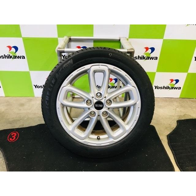 BMW ミニ LDA-ZB20 中古 ホイール(3) 1本 7J×17 EH2+IS50 タイヤ付(205 