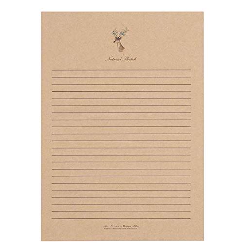 便箋 便せん 100枚 クラフト紙 きれいな手紙が書ける 封筒用紙 お祝い 挨拶 ラブレター お見舞い お礼状用 Qff Yougo Shop 通販 Yahoo ショッピング