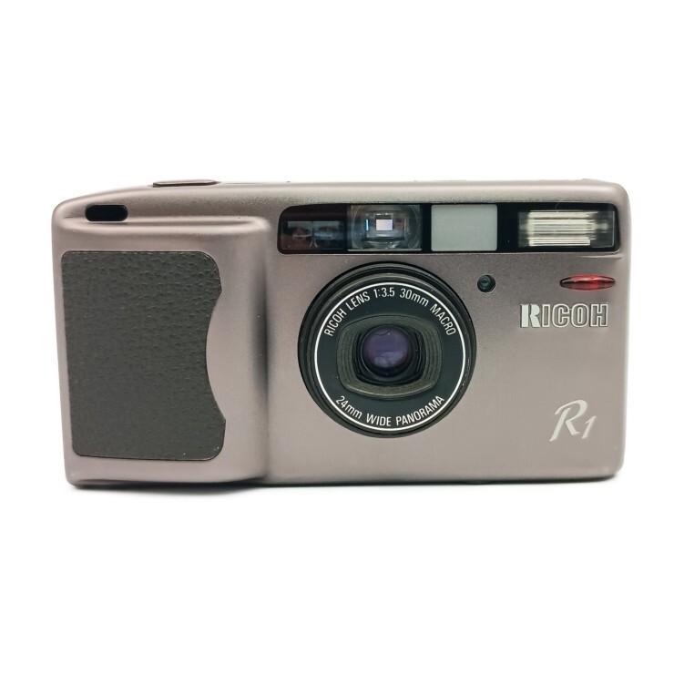 リコー　R1 リコー Ricoh R1 24mm WIDE PANORAMA 30mm F3.5 MACRO gray フィルム