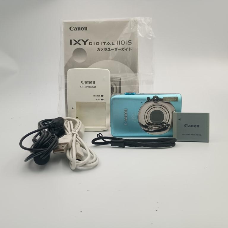 ブラックキャノン Canon IXY 110 IS ブルー コンパクトデジタルカメラ 