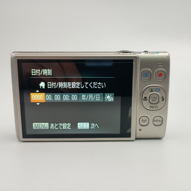 ブラックキャノン Canon IXY 650 シルバー コンパクトデジタルカメラ