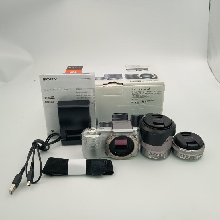 【美品】SONY ソニー α NEX-C3 ミラーレス一眼カメラ 付属品付き SONY（ソニー） ミラーレス α NEX-C3 レンズキット ブラック 中古 新品