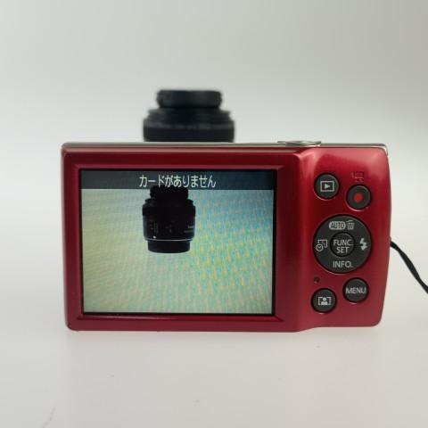 ブラックキャノン Canon IXY 200 Red コンパクトデジタルカメラ