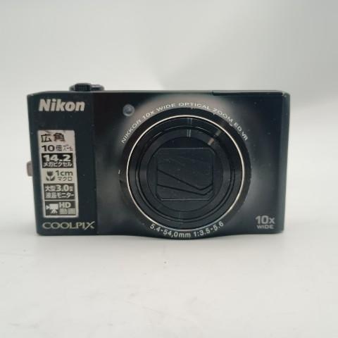 Nikon COOLPIX S8000 Black コンパクトデジタルカメラ 【公式通販】