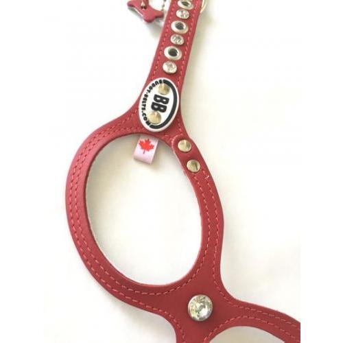 【新品未使用】バディベルト　レッド(フルクリスタル)　5号 訳あり半額！Buddy Belt/バディベルト・ハーネス/サイズ5号クリスタル