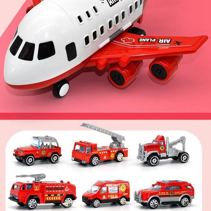 飛行機 おもちゃ 消防車 航空機 ミニカーセット 知育玩具 モデル 玩具収納 子供 ギフト ミニカー プラモデル 旅客機 模型 消防トラック 3歳 4歳 5歳｜gogomaxshop｜05