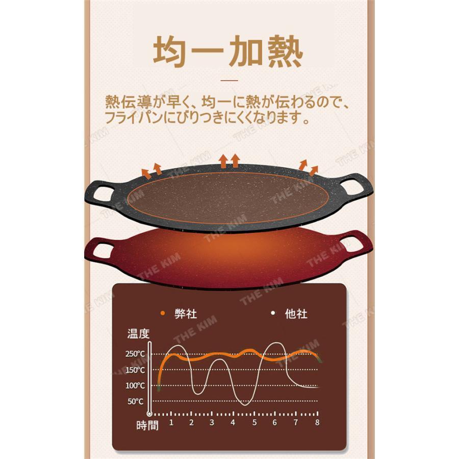 グリドル 鉄板 アウトドア IH対応 マルチグリドルパン 33cm グリル BBQ バーベキュー キャンプ フライパン 鉄鍋 家庭 かわいい 取っ手 炭火 直火 軽量｜gogomaxshop｜10