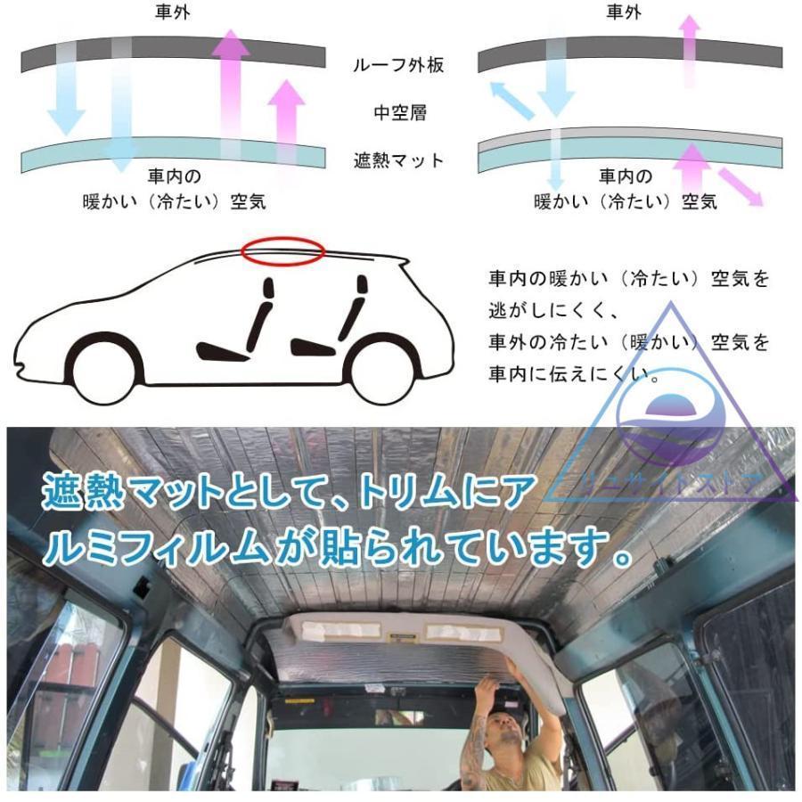 断熱シート 断熱マット 断熱材 車 車用 車遮音防音材料 アルミ箔 フォーム シルバー 熱反射 吸音 防音 エンジン用 遮音材料 (100cmｘ100cm)｜gogomaxshop｜02