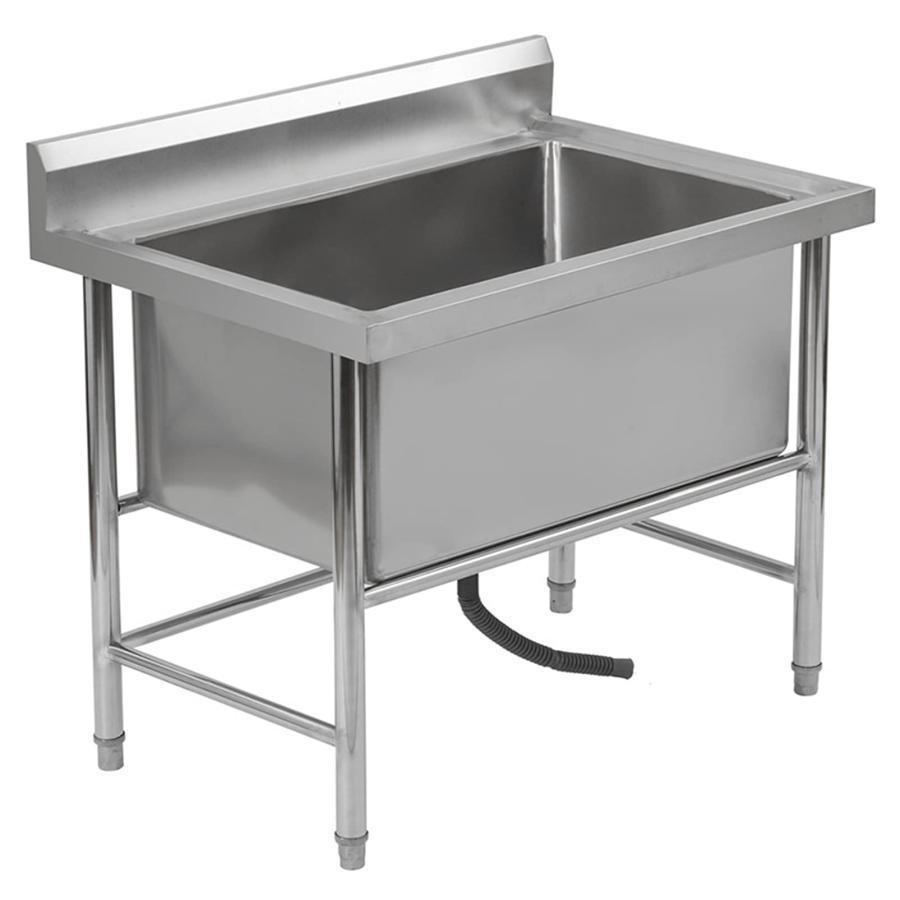 自立型ユーティリティシンク業務用厨房ステンレスシンク、バック 自立型ユーティリティシンク業務用厨房ステンレスシンク、バック