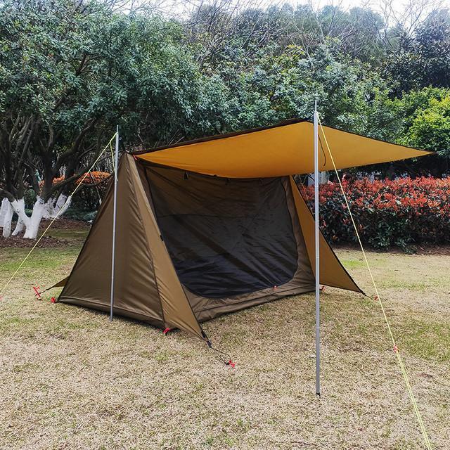 パップテント 2人用 一人用 テント シェルター ソロキャンプ パップテント 2人用 一人用 テント シェルター ソロキャンプ
