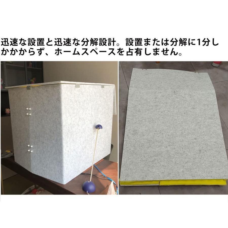 防音ボックス パーテーション 防音ブース 自宅 天板付き 幅76 防音ボックス パーテーション 防音ブース 自宅 天板付き 幅76