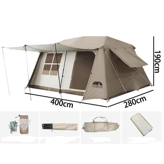 大型 ワンタッチテント 8~12人用 ロッジ型テント 小部屋テント 大型 ワンタッチテント 8~12人用 ロッジ型テント 小部屋テント
