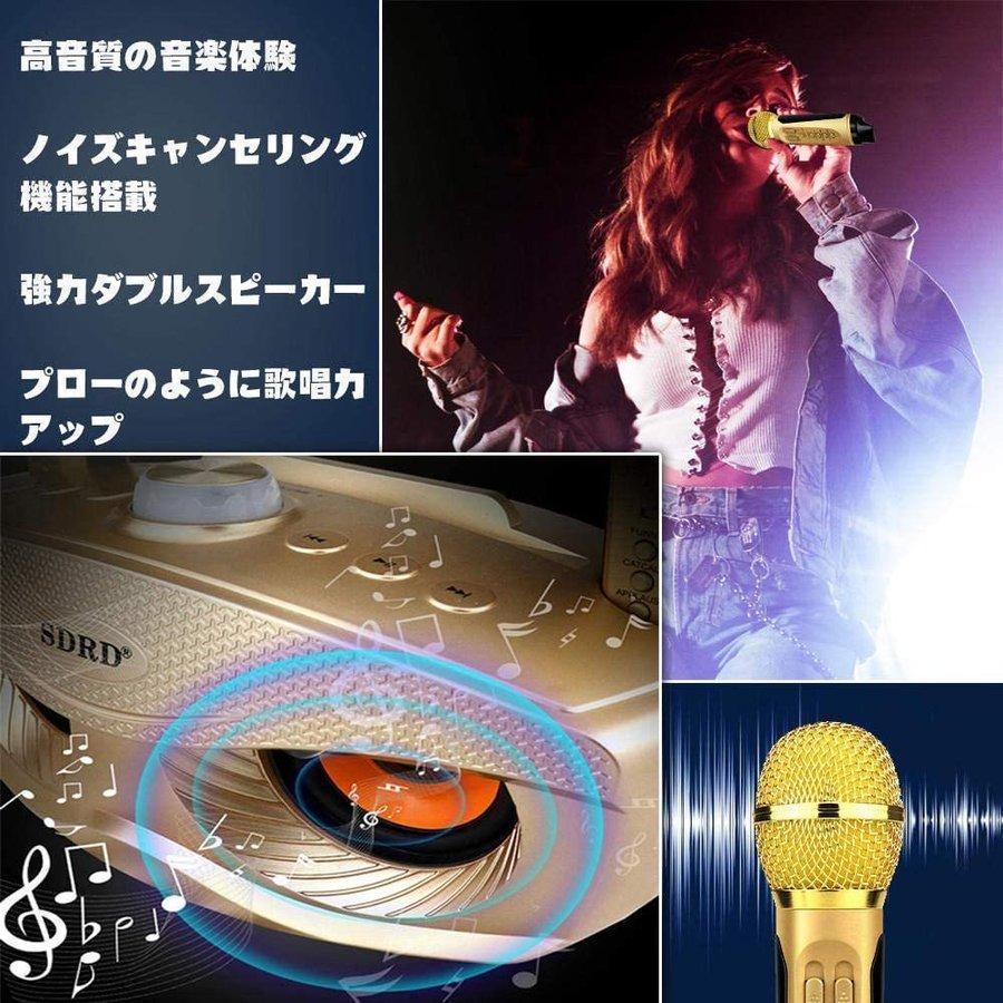 手持ちマイク2本セット Bluetooth カラオケマイク ワイヤレス 手持ちマイク2本セット Bluetooth カラオケマイク ワイヤレス