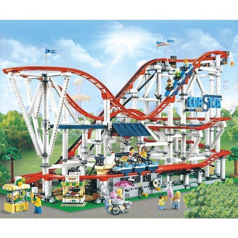 ブロック レゴ 互換 LEGO ジェットコースター クリエイター 玩具 知育 